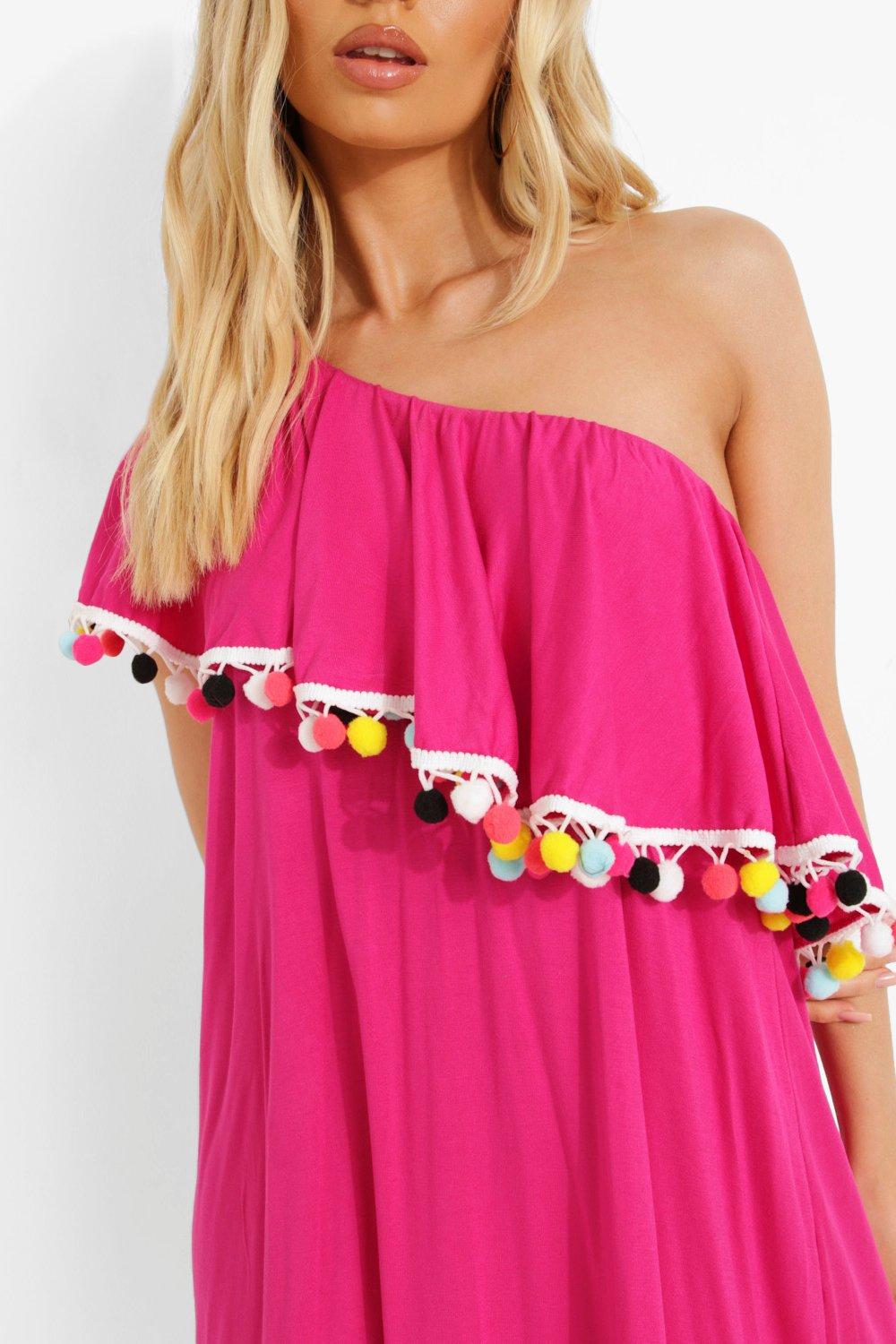 Boohoo pom hotsell pom dress